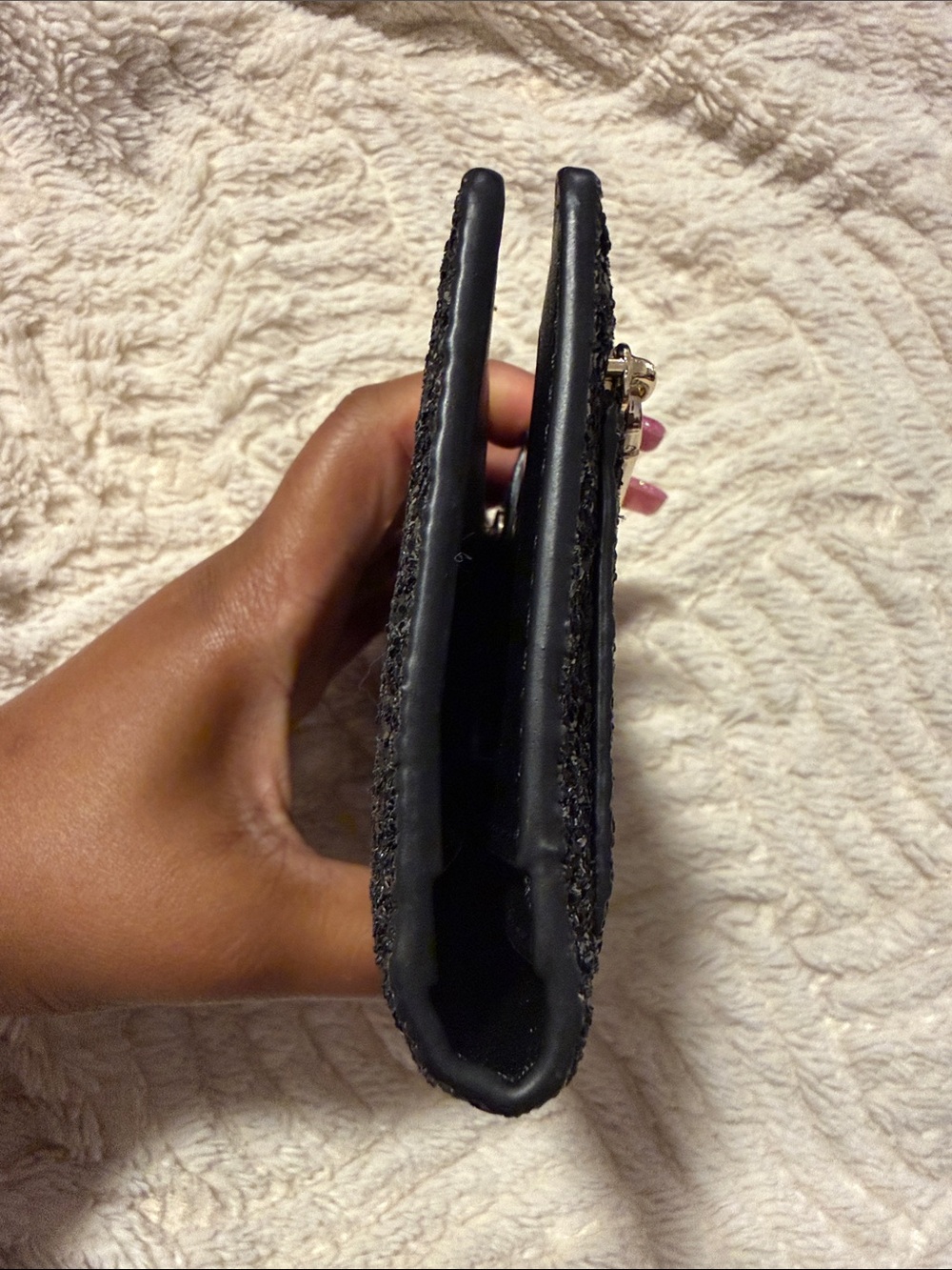Kate Spade Odette Glitter Large Slim Bifold Wallet - Picture 10 of 13